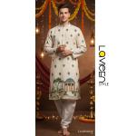Luxuriously soft modal men’s kurta, artistry of tradition, whisper of modernity